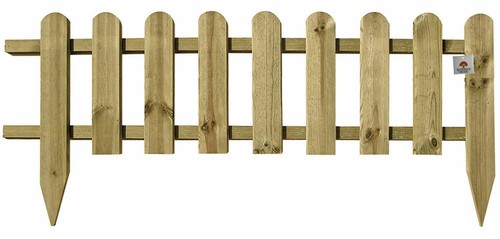 Large wooden panel picket - large,