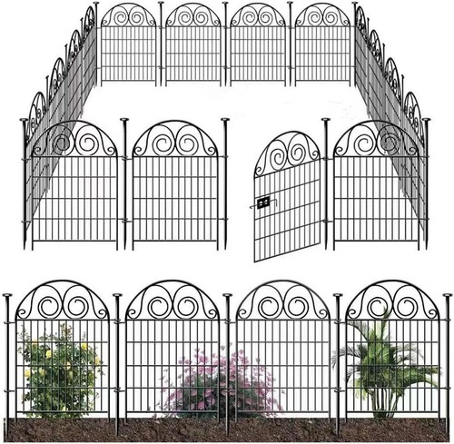 Metal garden fence - 10, x