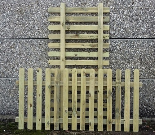 Picket garden fence panel - garden, 90cm