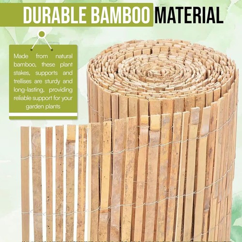 Heavy duty bamboo fence - 4m,