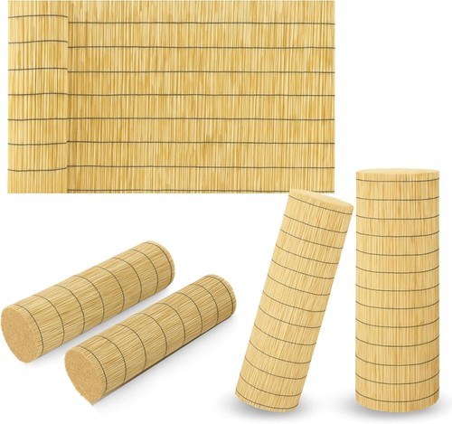 Natural extra thick reed fence - natural,