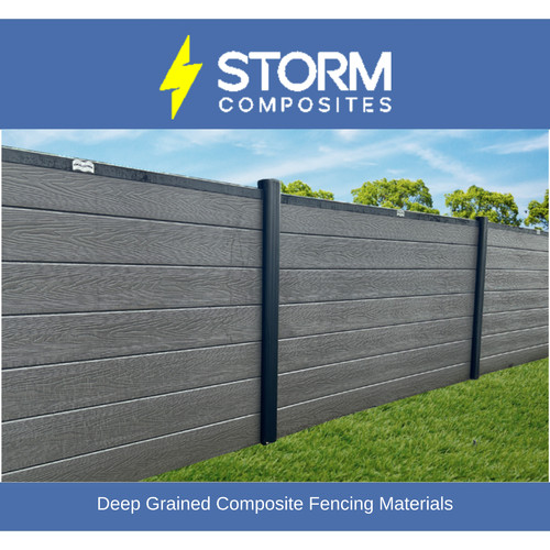 Deep grained composite fencing - deep,
