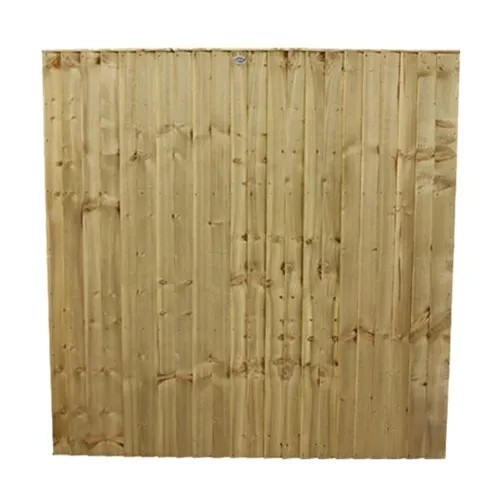 6x6ft green closeboard - green, fence
