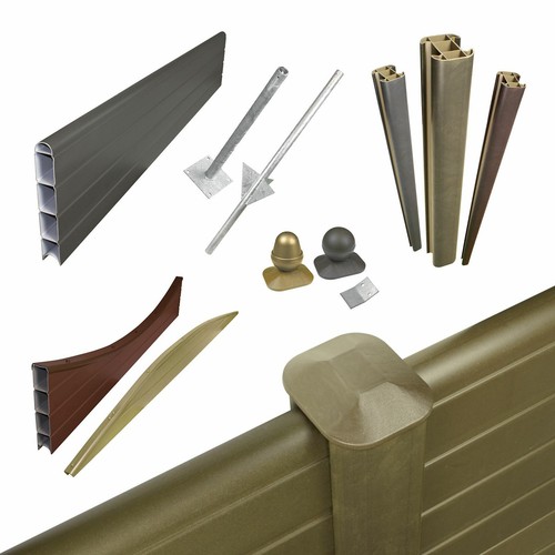 Plastic fence panels composite - fence,