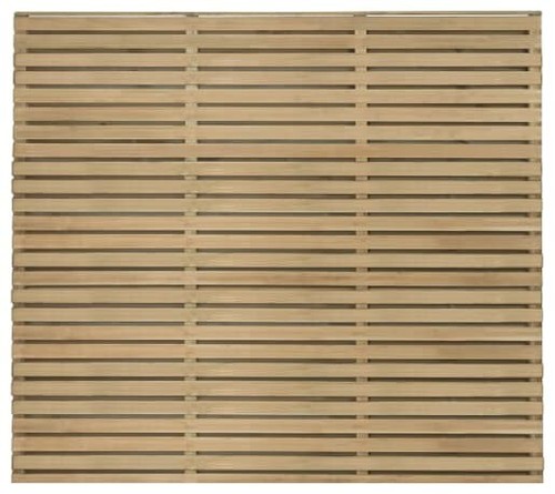 Contemporary double slatted - double,