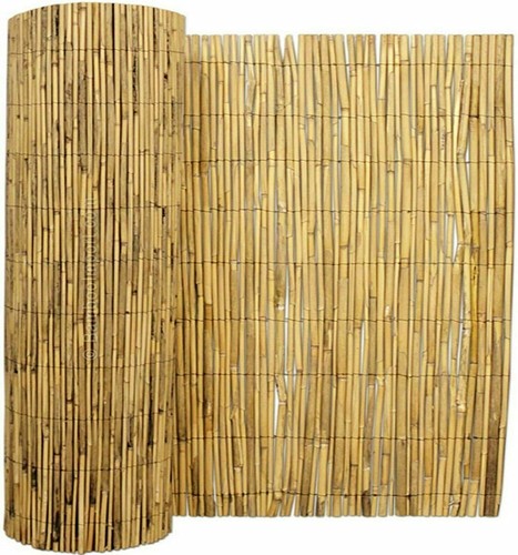 Bamboo wide natural - wide, peeled