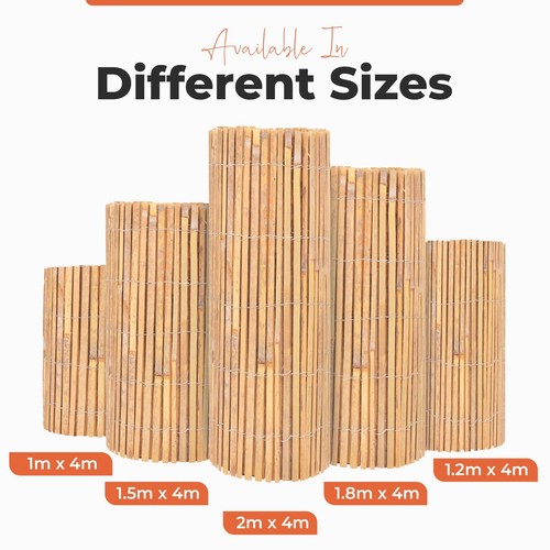 Slatted bamboo fence - bamboo,