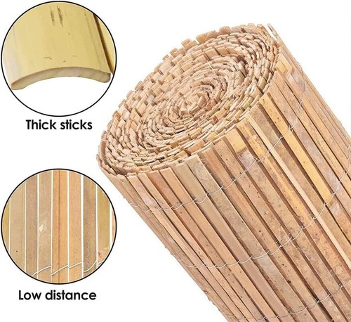 Bamboo slat fence roll - bamboo,