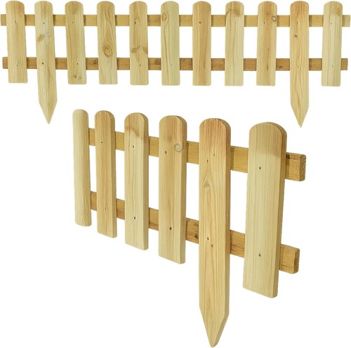 4pc wooden picket - fence, panels
