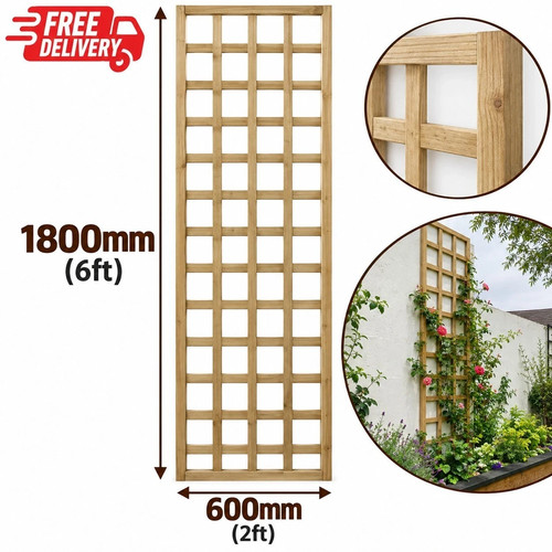 Wooden garden trellis - wooden,