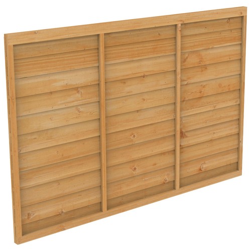 6x4ft wooden overlap fence - 6x4ft,