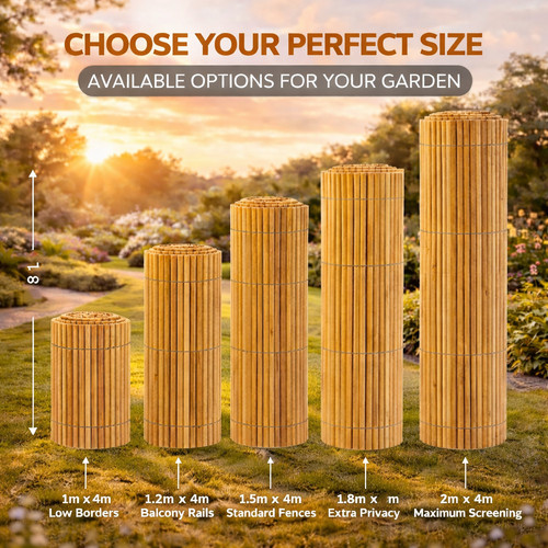 Bamboo slat fence screen - bamboo,