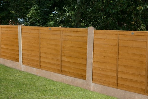 Dip treated overlap - dip, fence