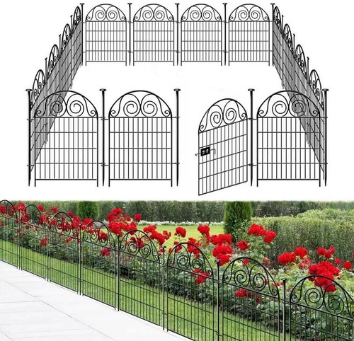 Garden fence with gate no - fence,